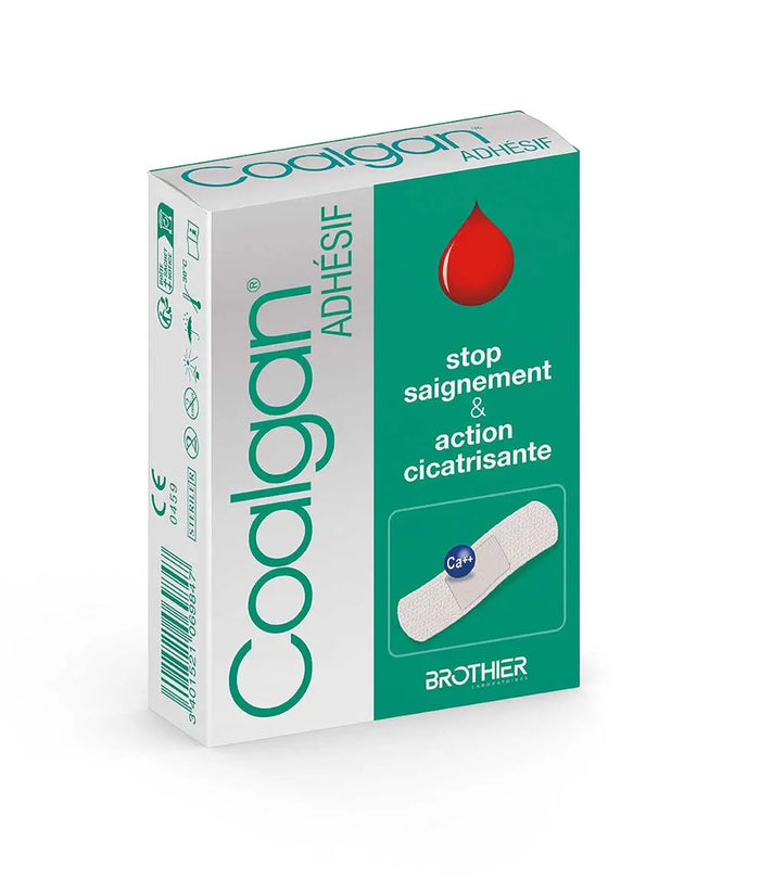 12 Sterile Coalgan Hemostatic Dressings - Laboratoires Brothier Coalgan