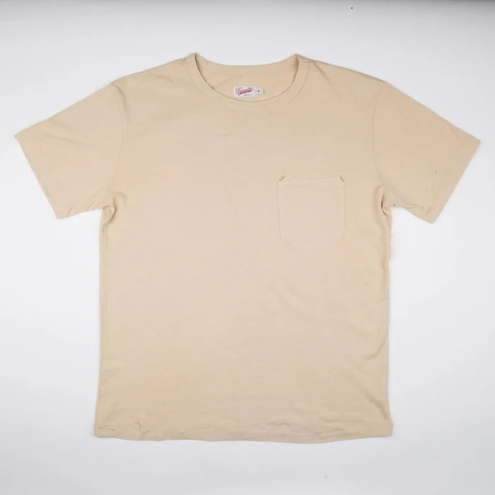 13 oz Shifter Tee | Cream | Freenote Cloth