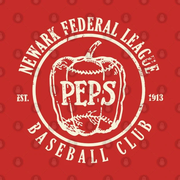 1913 Newark Peppers Defunct Vintage Hoodie