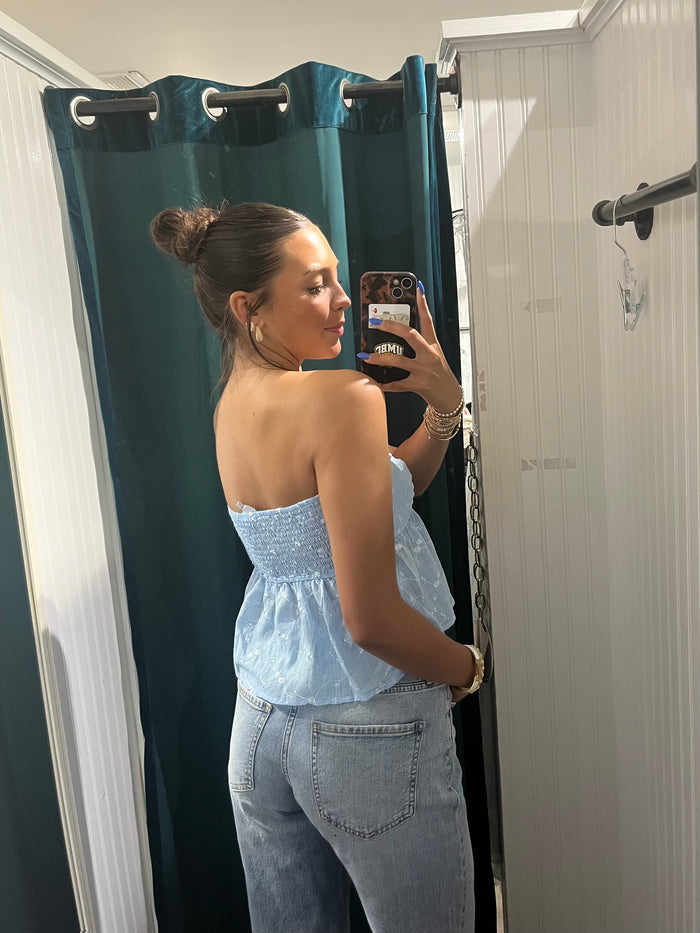 Tessa Strapless Crop Top