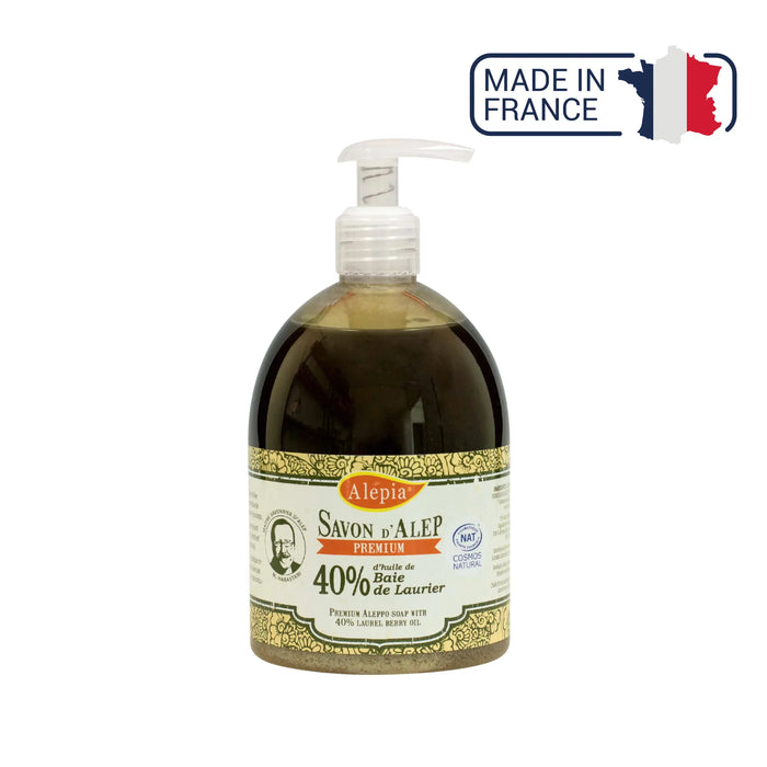 Aleppo Premium Liquid Soap 40% Laurel 500ml - Alépia Alépia