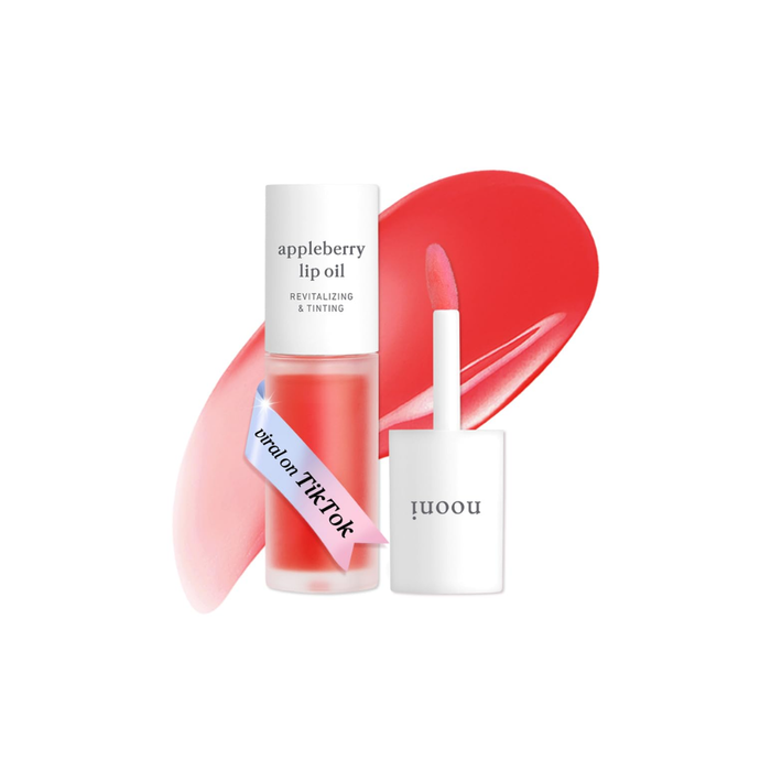 Nooni Apple Lip Oil APPLEBERRY Nudie Glow Australia