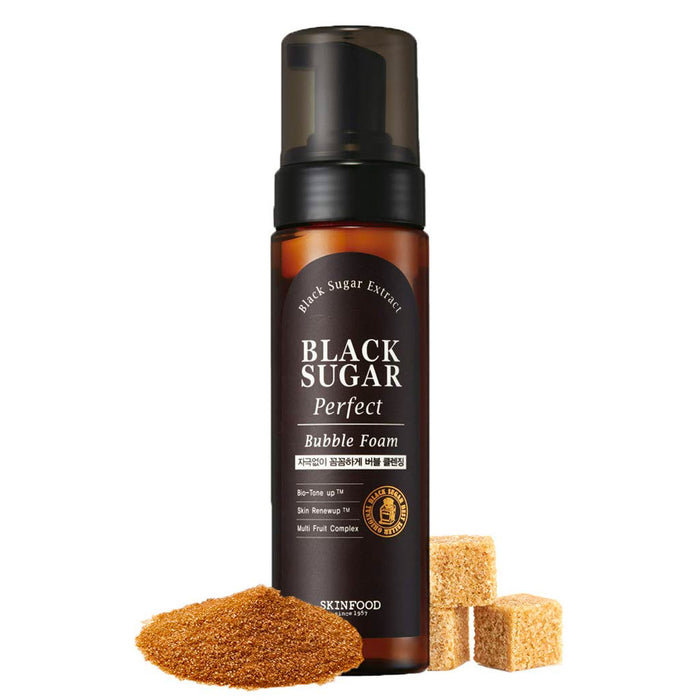 SKINFOOD Black Sugar Perfect Bubble Foam Nudie Glow Australia