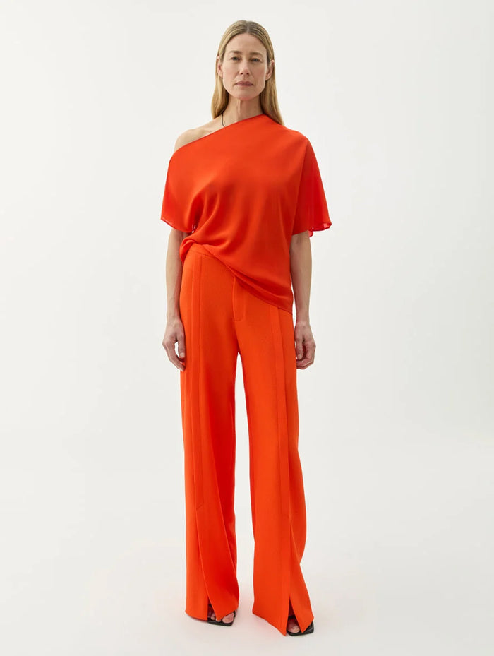 Bono Drape Blouse in Red