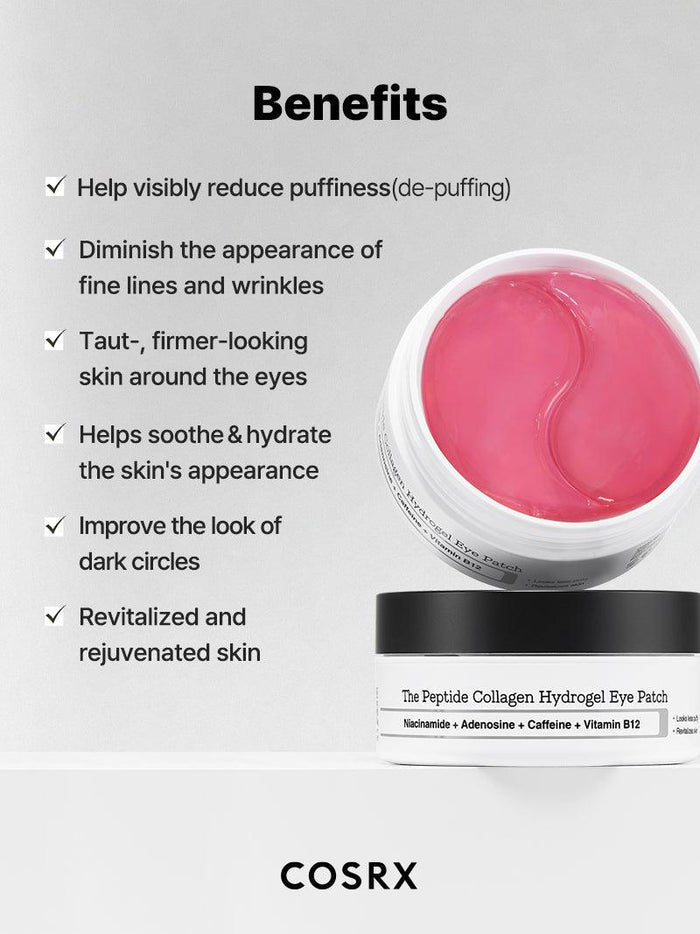 COSRX The Peptide Collagen Hydrogel Eye Patch 60