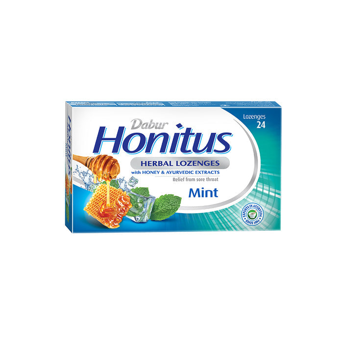 Dabur Honitus Herbal Lozenges Mint 24's