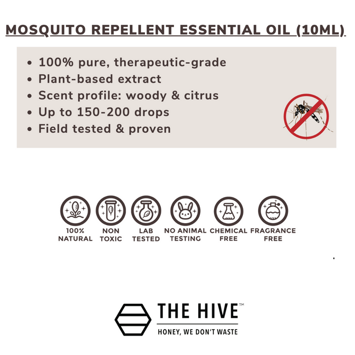 DTAPIR Mosquito Repellent Essential Oil (10ml)