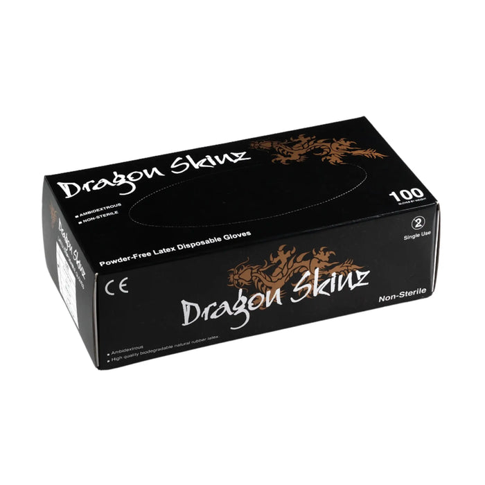 Examination Gloves - Black Latex - Powder-free - Box of 100 - My Podologie MP