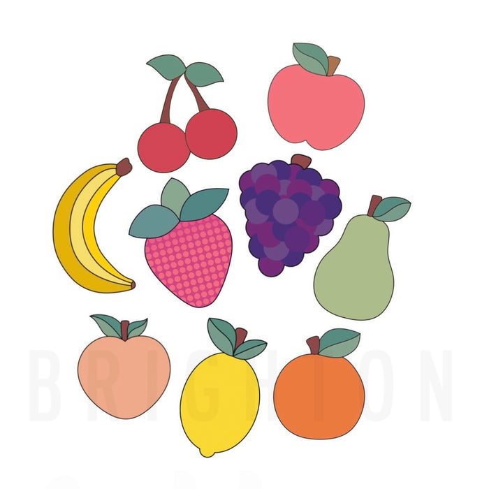 Fruit (Set of 9 Cookie Cutters)