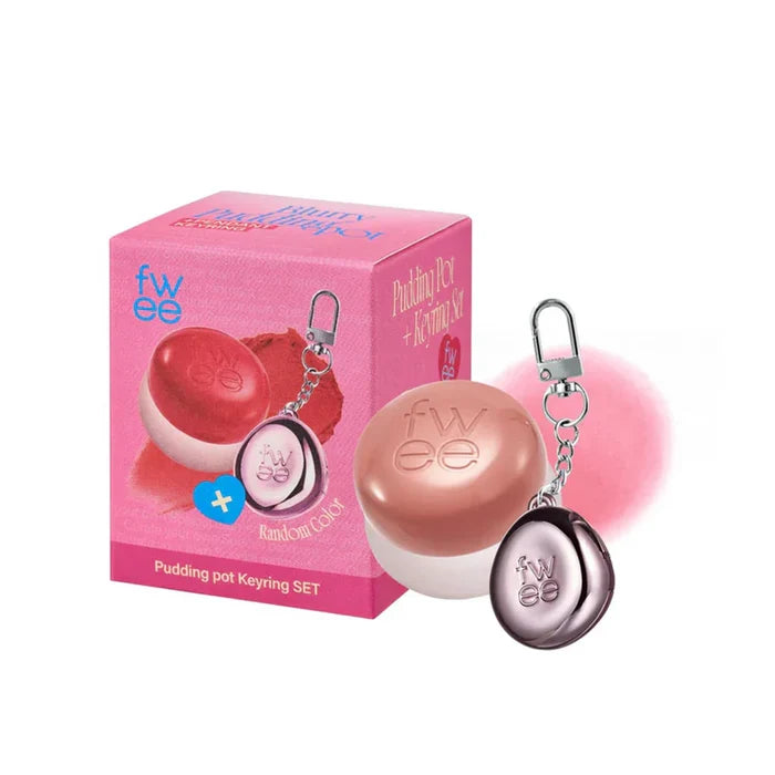 Fwee Lip&Cheek Blurry Pudding Pot Nd01 Oh! 5G+Pendant Keyring