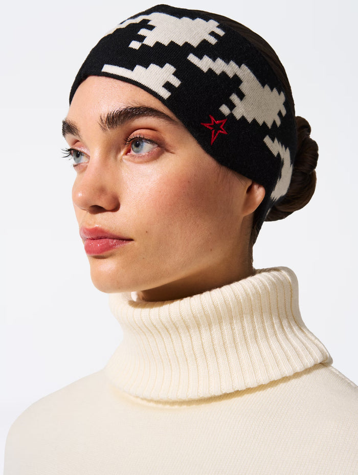 Headband in Houndstooth
