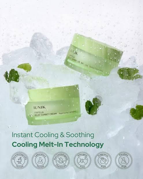 Iunik Centella Relief Sorbet Cream 50ml / 1.69 fl. oz.