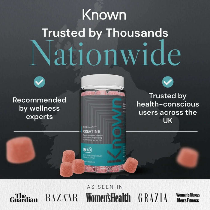 Known Nutrition Creatine Peach 60 Gummies
