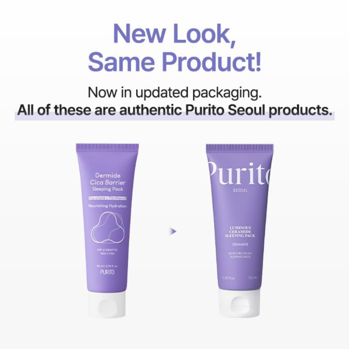 Purito Luminous Ceramide Sleeping Pack Nudie Glow Australia