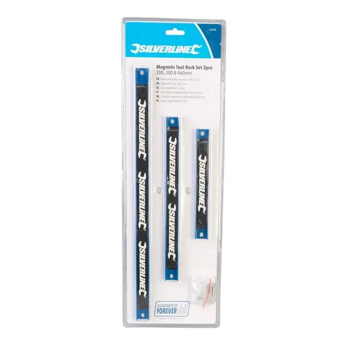 Magnetic tool bars - 3 pieces - Silverline Silverline