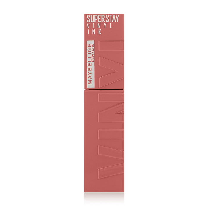 Maybelline New York Super Stay Vinyl Ink, Longwear Transfer Proof Liquid Lipstick, 100 Charmed Maybelline