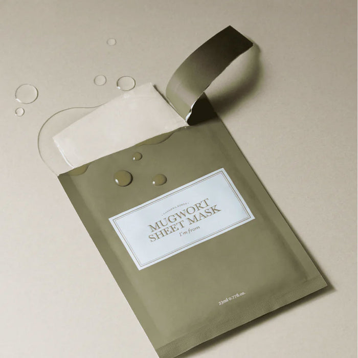 I'M FROM Mugwort Sheet Mask Nudie Glow Australia