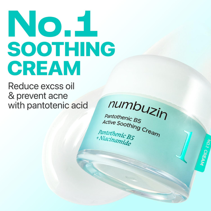 NUMBUZIN No.1 Pantothenic B5 Active Soothing Cream Nudie Glow Australia