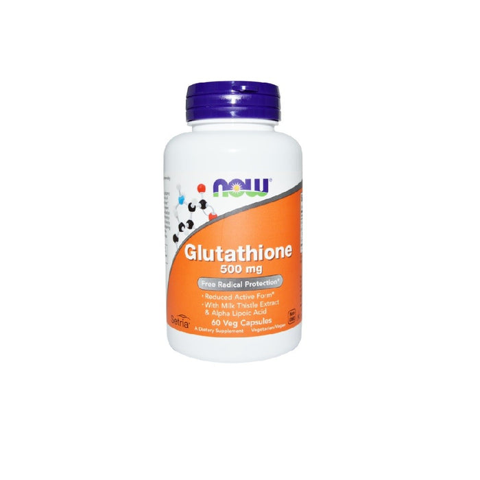 Now Glutathione 500 Mg Capsules 60'S