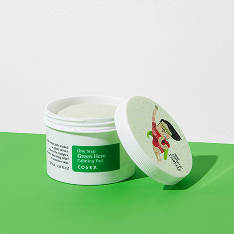 COSRX One Step Green Hero Calming Pad Nudie Glow Korean Beauty Australia