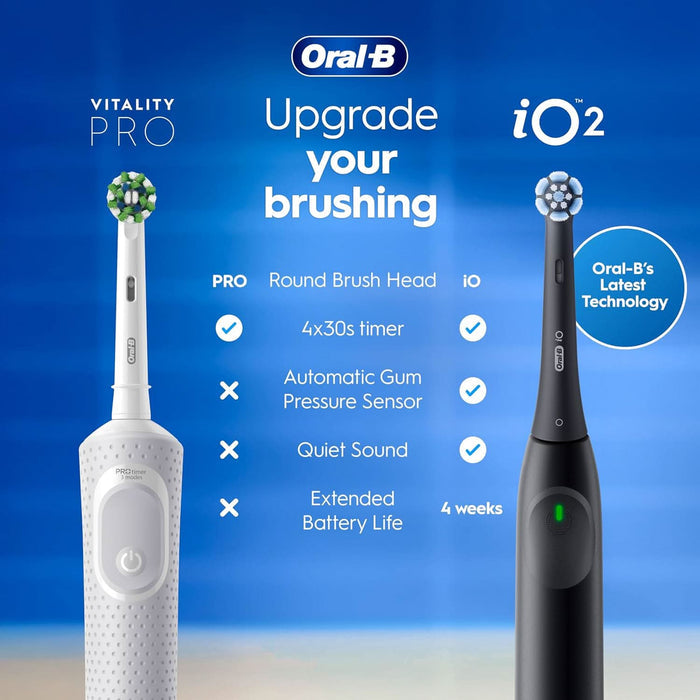 Oral-B Vitality PRO Black & Lilac Electric Toothbrush Duo
