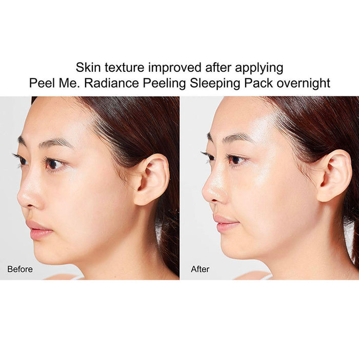 MAKE P:REM Peel Me. Radiance Peeling Sleeping Pack Review Nudie Glow Australia