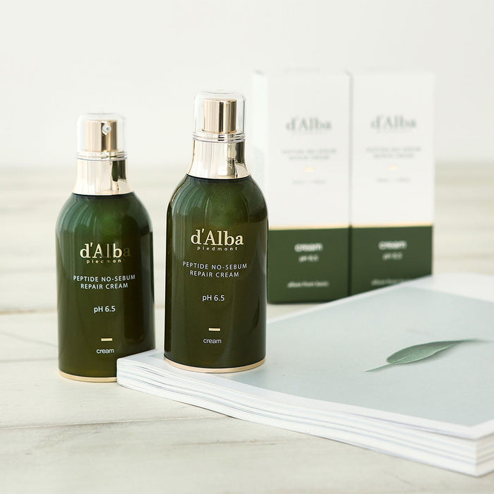 D'Alba Piedmont No-Sebum Repair Cream Nudie Glow Korean Skin Care Australia