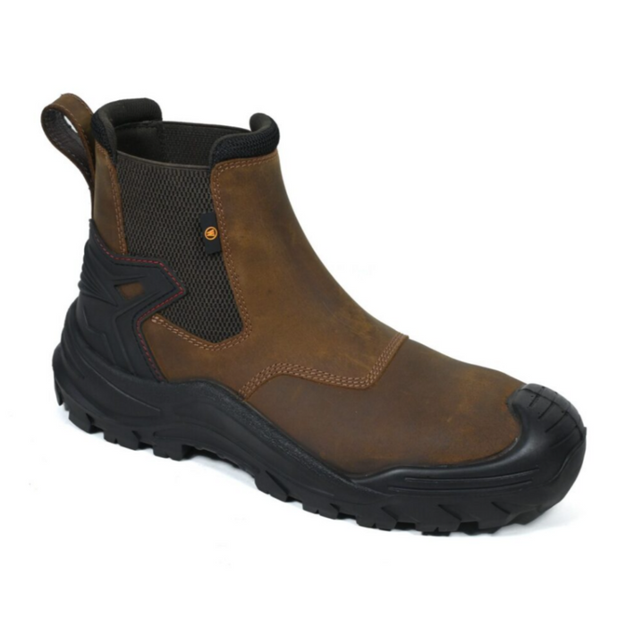 Perth S3 Safety Dealer Boot Brown