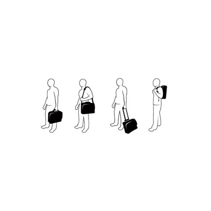 PRACTI convertible medical case - Blue - Optional wheeled trolley