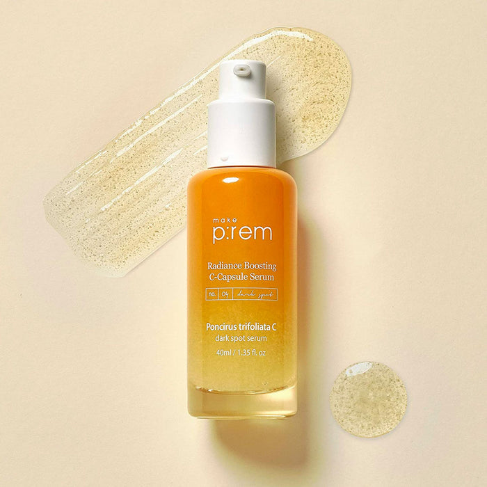 MAKE P:REM Radiance Boosting C-Capsule Serum Nudie Glow Australia