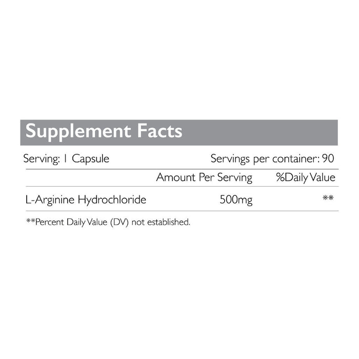 Radiant Platinum L-Arginine 500mg, Nitric Oxide Booster, Heart Health & Muscle Recovery Support - 90 Capsules Radiant Platinum