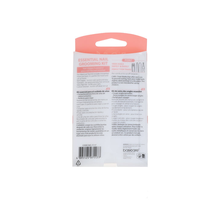 Rose Essential Nail Grooming Kit 4 Tools