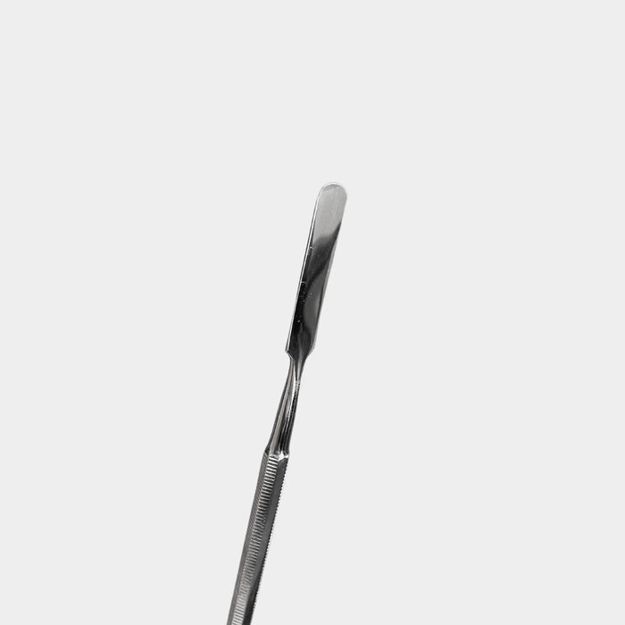 Round flat spatula - Stainless steel - 15 cm - Expert by My Podologie