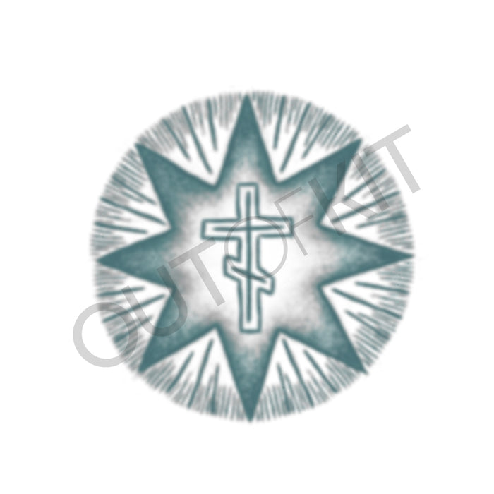 Russian Star Tattoo 1