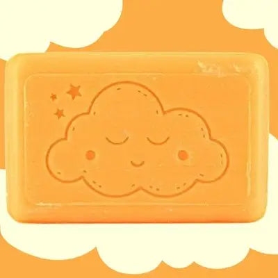 smiley cloud french soap (closeout)