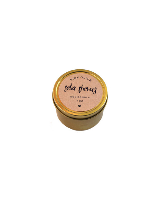 solar showers mini soy candle
