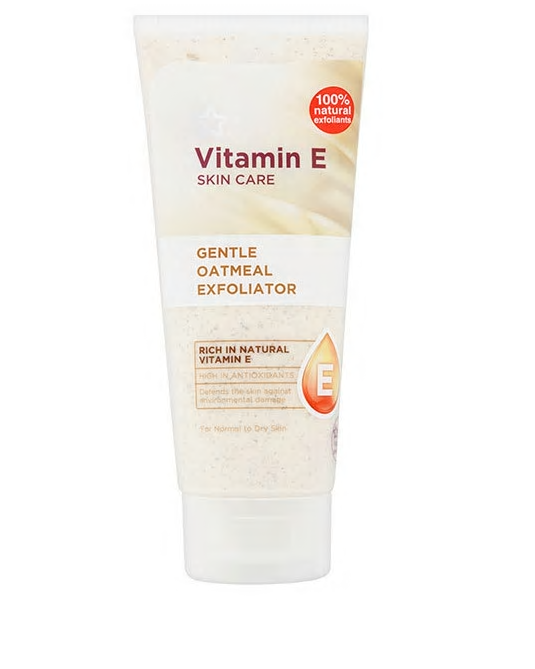 Superdrug Vitamin E Gentle Oatmeal Exfoliator 100ML - HOK Makeup