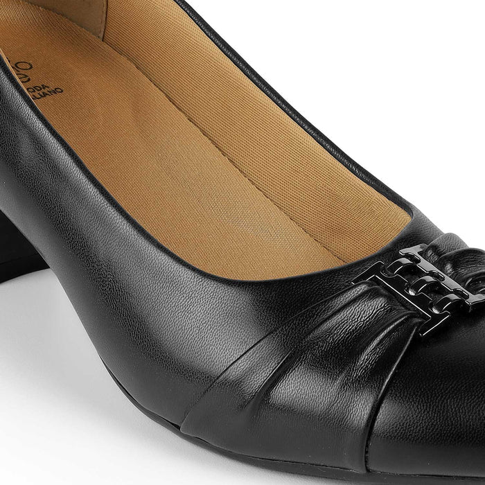 The Pump Black Modern Luxury Women’s Pumps