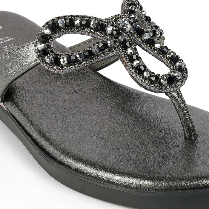 Tresmode Glow Pewter Women's Dress Flats