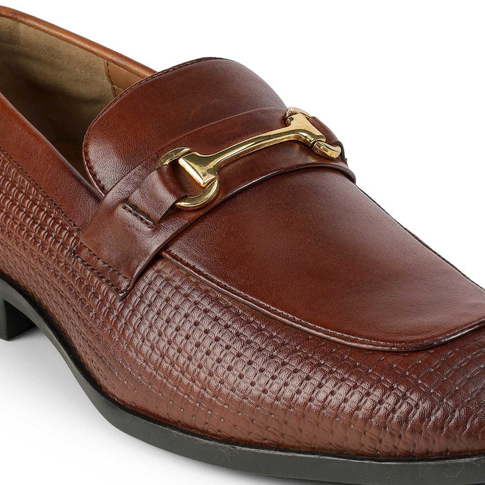 Tresmode Xavier Tan Men's Leather Loafers