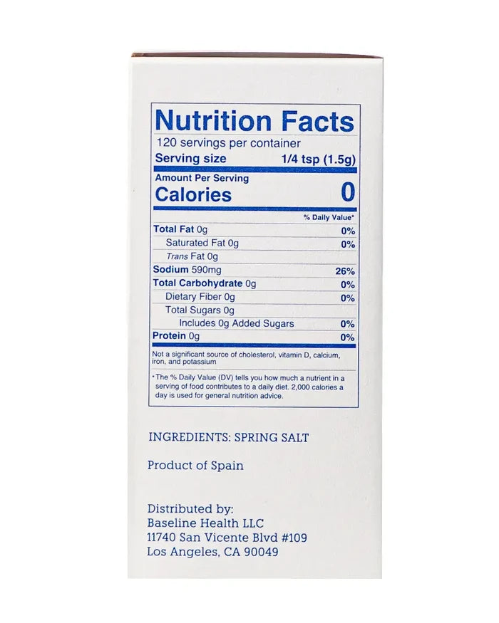 Vera Salt, Microplastic Free Spring Salt