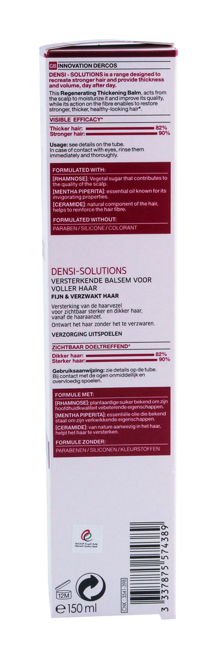 Vichy Dercos Densi Solutions Restoring Thick Balm 150 ML - Makkah Pharmacy