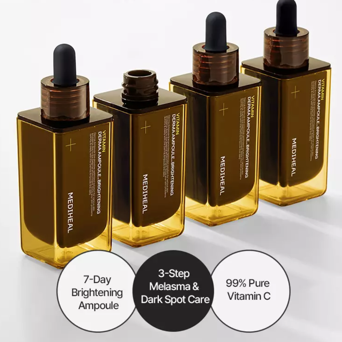 Mediheal Vitamin Derma Brightening Ampoule Nudie Glow Australia
