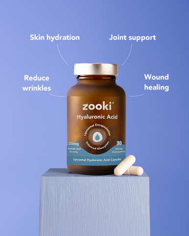 Zooki Liposomal Hyaluronic Acid 200mg 30 Capsules