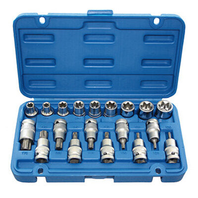 19 Pce TX/TXE Socket Set In Case