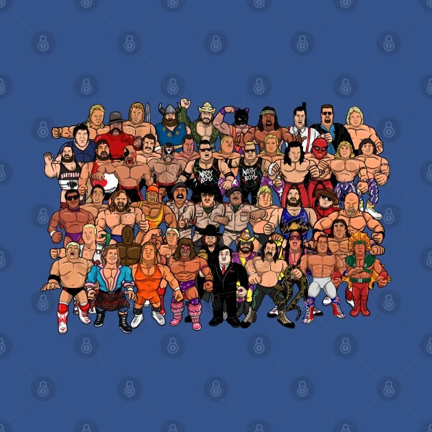 1991 Wrestling Roster T-Shirt