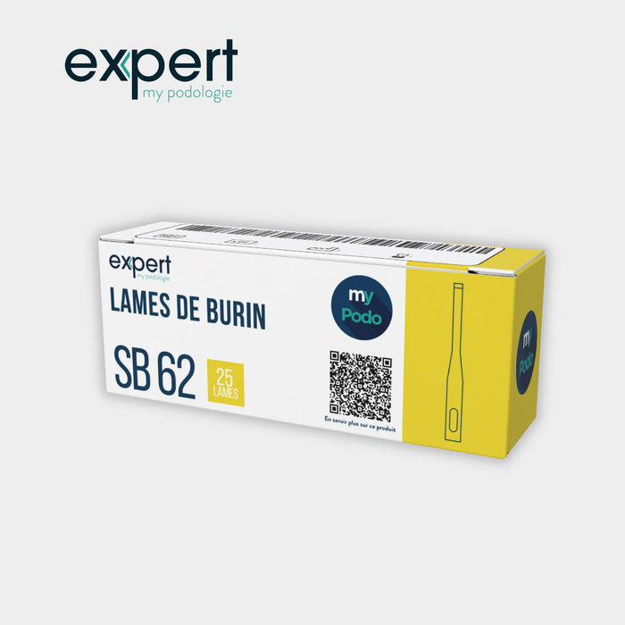 25 Chisel Blades - Expert by My Podologie Expert