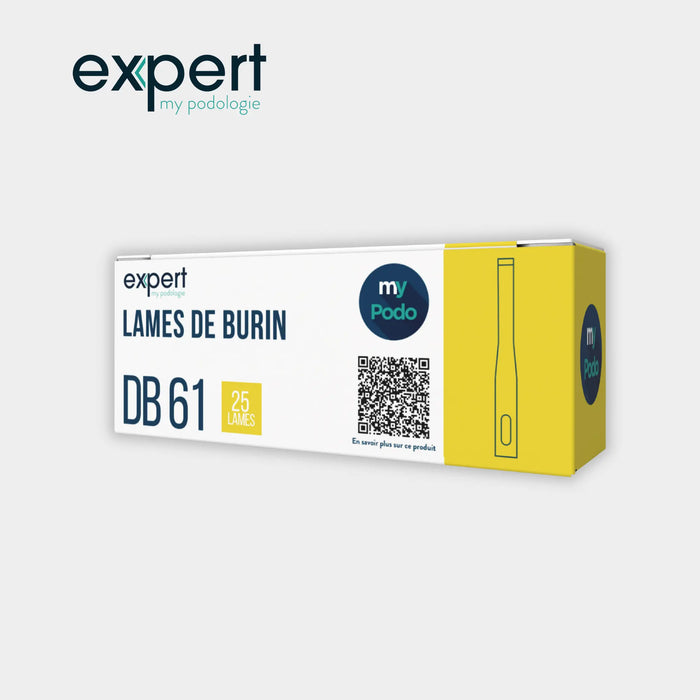 25 Chisel Blades - Expert by My Podologie Expert