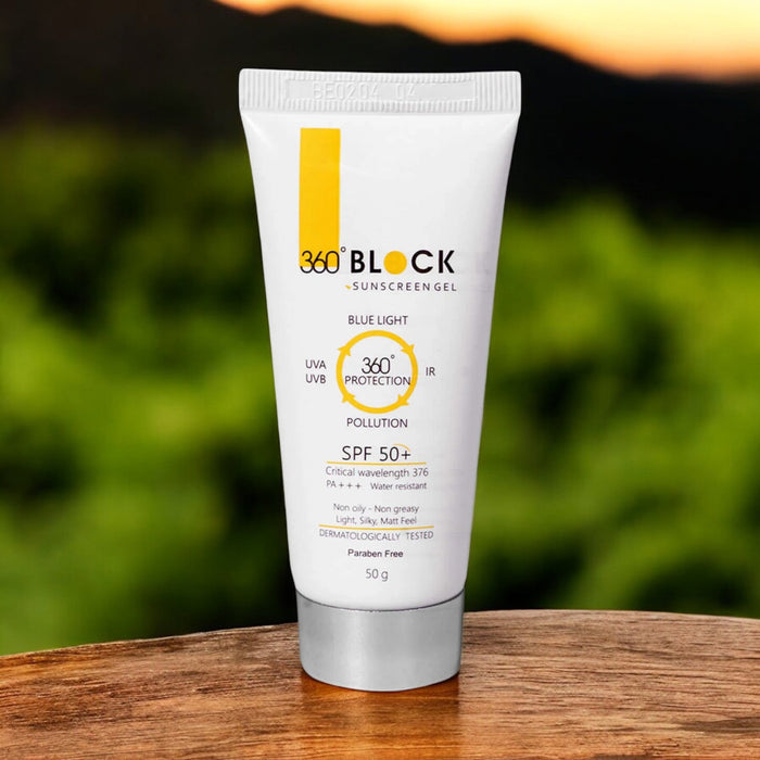 360 Block Sunscreen Gel SPF 50+ - Cosmosentials