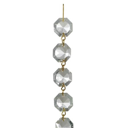 39" Clear Jewel Chain